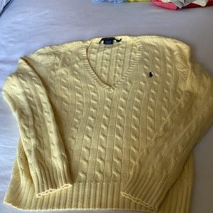 Ralph Lauren Sport V neck sweater SZ L